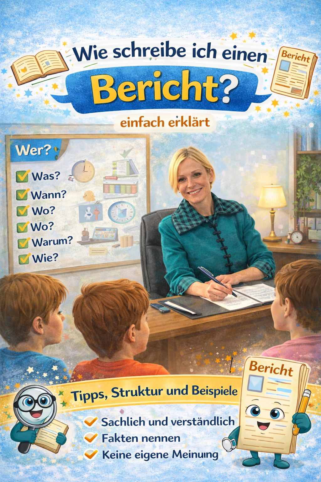 Wie schreibt man einen Bericht?