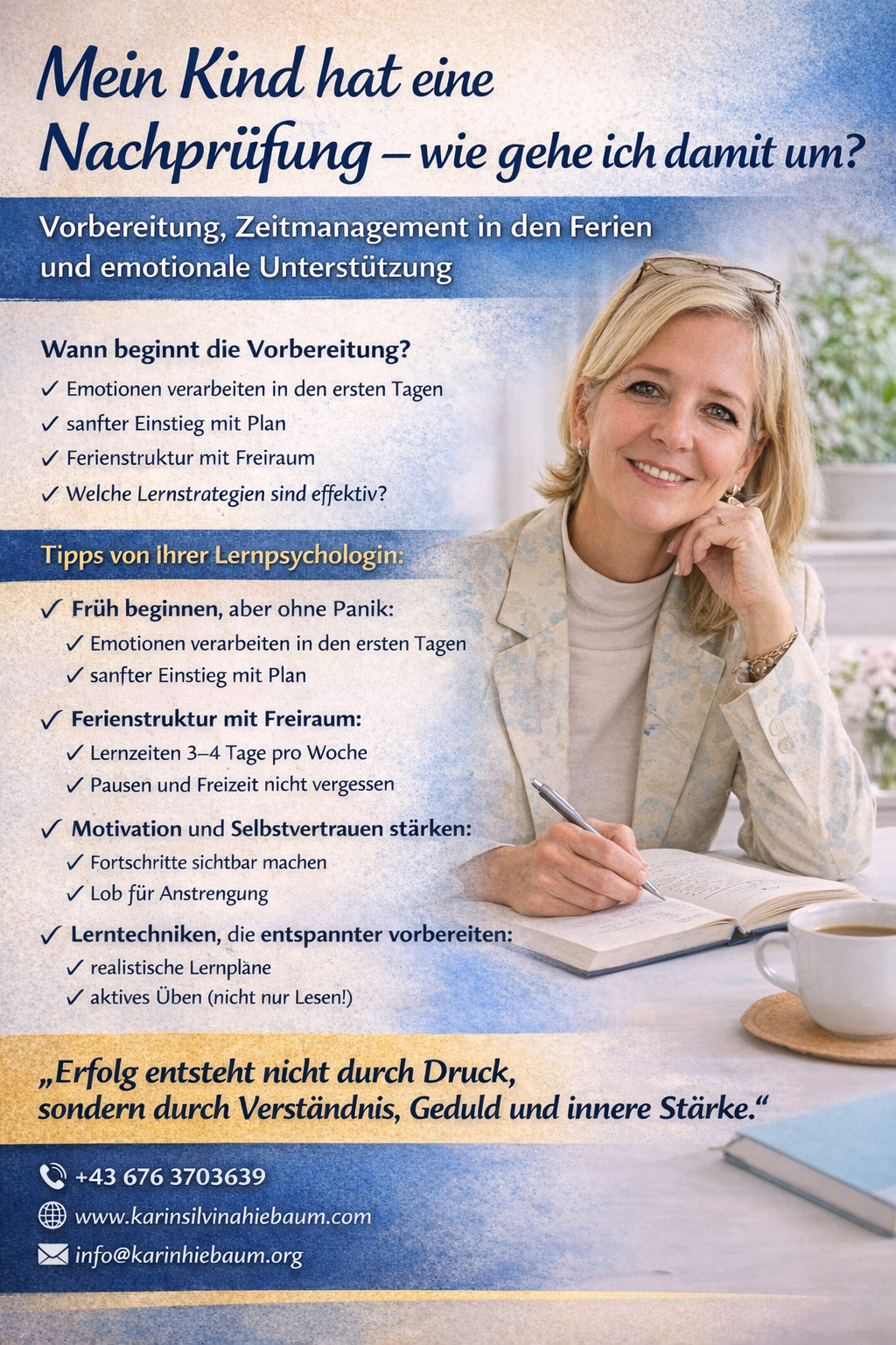 Mein Kind hat eine Nachprüfung – wie gehe ich damit um?